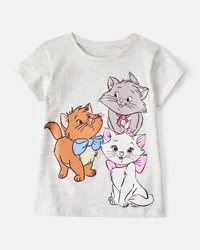 Carter's Toddler Disney© The Aristocats Short-Sleeve Graphic Tee - Grey Heather 4T