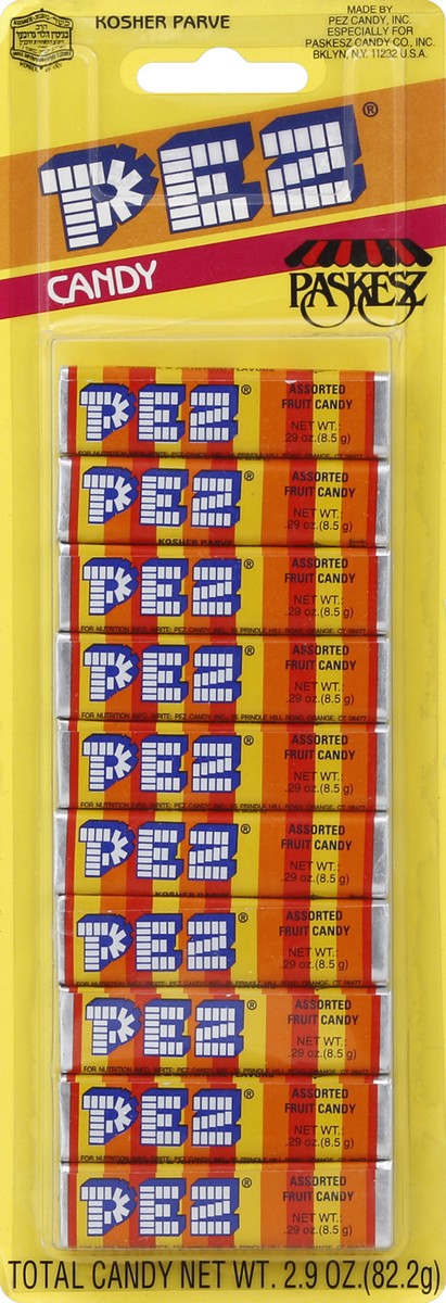 slide 2 of 3, PEZ Assorted Fruit Candy, 2.9 oz