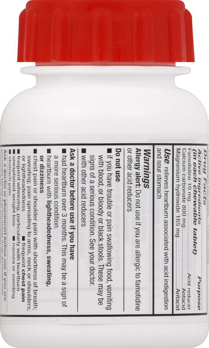 slide 2 of 3, Kroger Dual Action Complete Berry Acid Reducer & Antacid Chewable Tablets, 25 ct