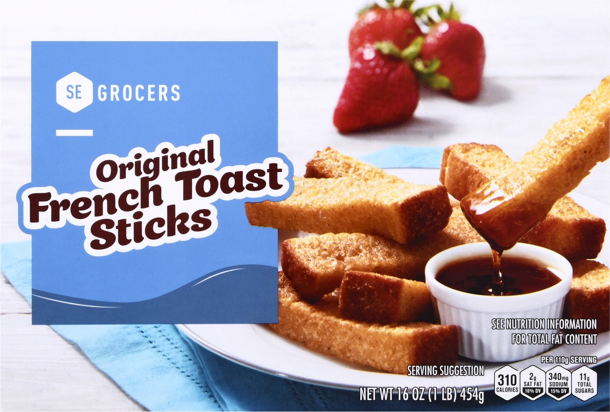 slide 1 of 4, SEG Se Grocers French Toast Sticks, 16 oz