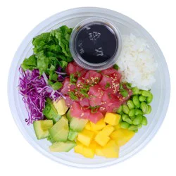 H-E-B Sushiya Tuna Poke Bowl with White Rice & Original Sauce