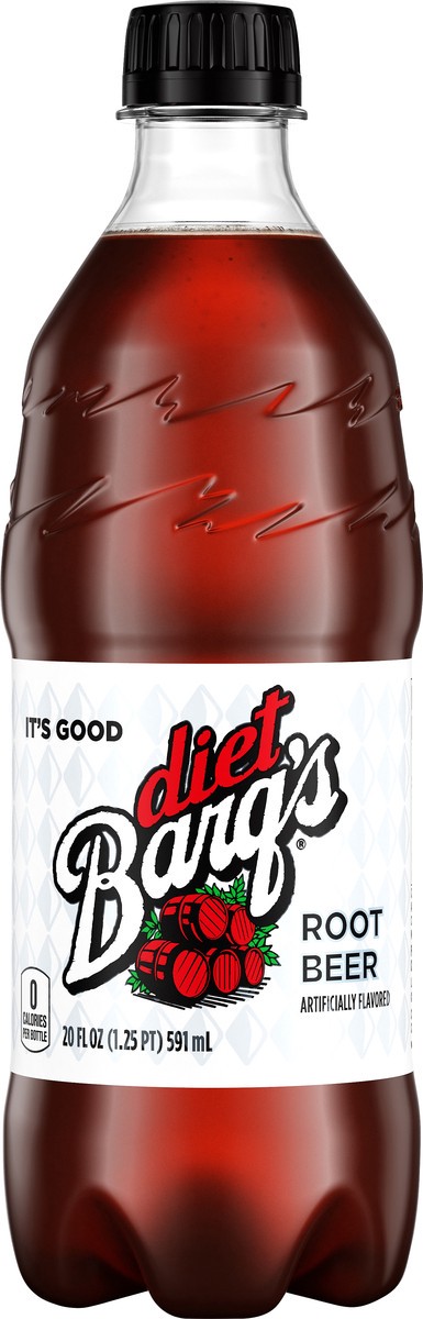 slide 6 of 6, Diet Barqs Diet Barq's Root Beer Bottle, 20 fl oz, 20 oz