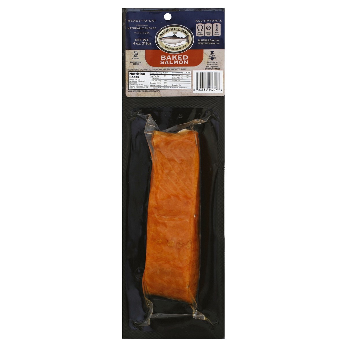 slide 2 of 4, Blue Hill Bay Salmon - 4 Oz, 4 oz