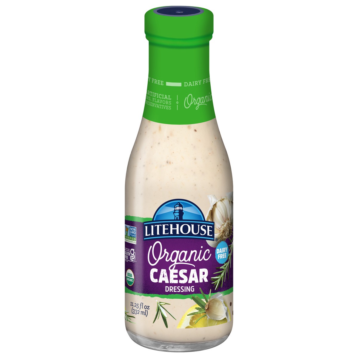 slide 9 of 9, Litehouse Organic Caesar Dressing 11.25 fl oz, 1 ct