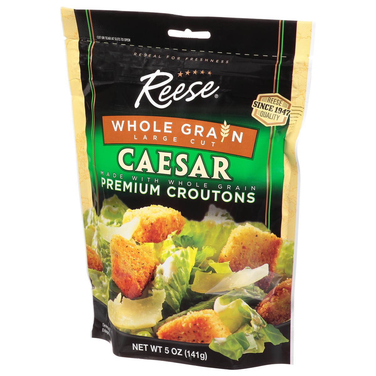 slide 3 of 11, Reese Caesar Whole Grain Croutons, 5 oz