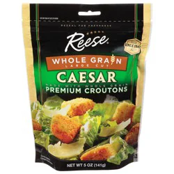 Reese Caesar Whole Grain Croutons - 5 oz
