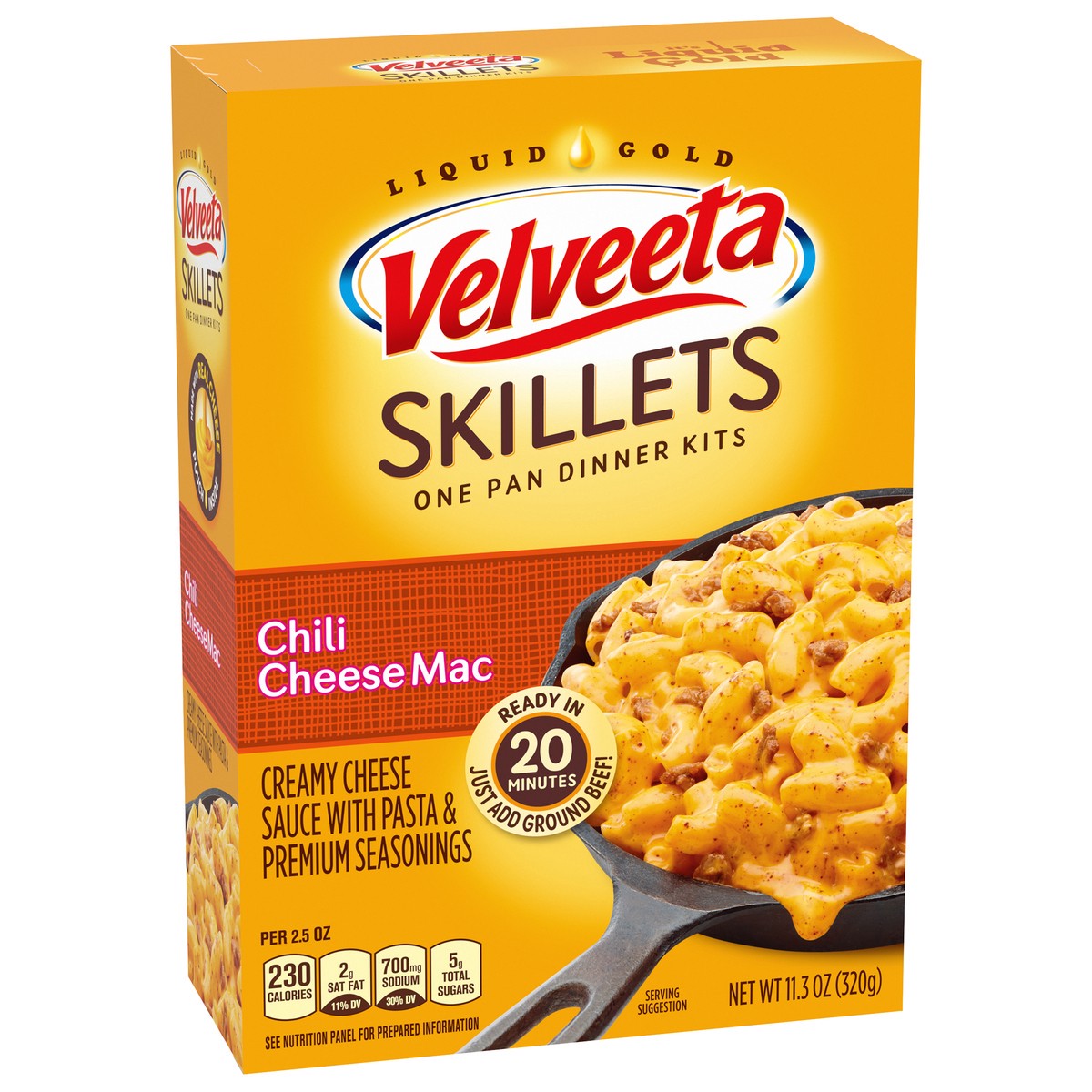 slide 3 of 11, Velveeta 11.3 Oz Dinner Kit Cheesy Chili 1 Box/Carton Each, 11.3 oz