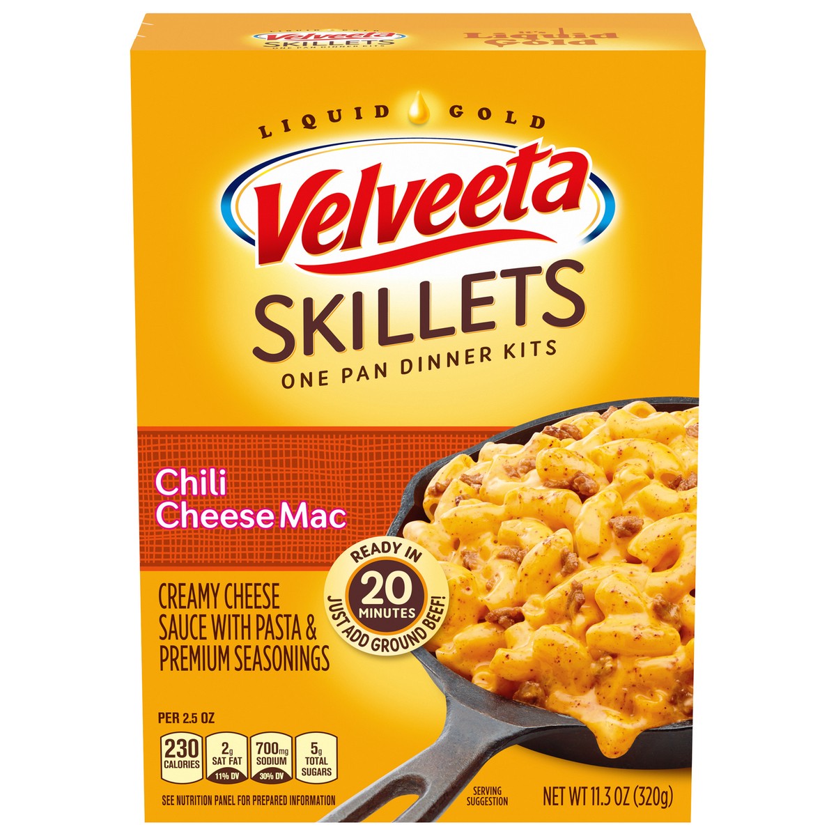 slide 11 of 11, Velveeta 11.3 Oz Dinner Kit Cheesy Chili 1 Box/Carton Each, 11.3 oz