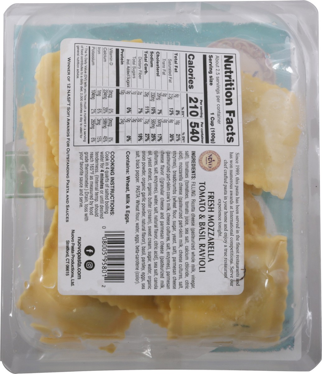 slide 5 of 14, Nuovo Fresh Mozzarella & Tomato Carprese Ravioli 9 oz,