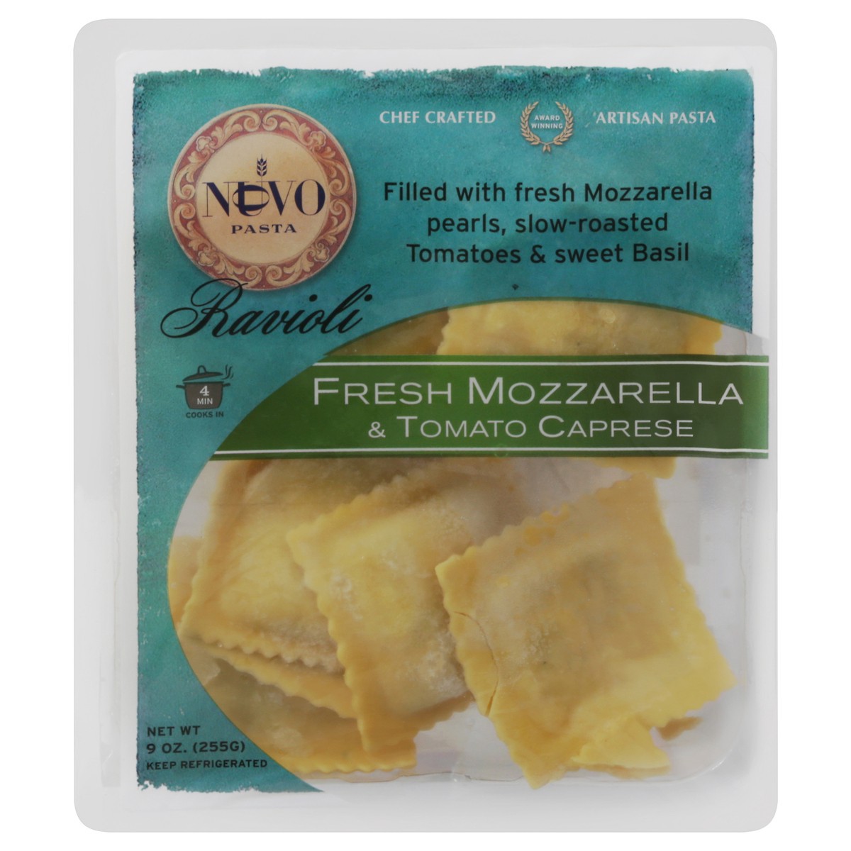 slide 2 of 14, Nuovo Fresh Mozzarella & Tomato Carprese Ravioli 9 oz,