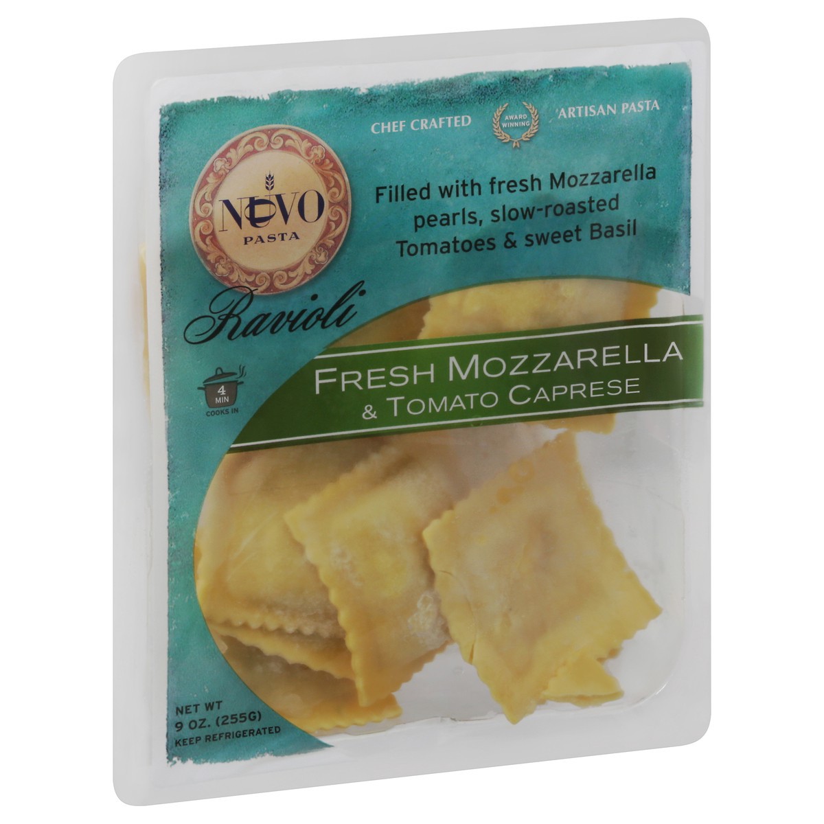 slide 9 of 14, Nuovo Fresh Mozzarella & Tomato Carprese Ravioli 9 oz,