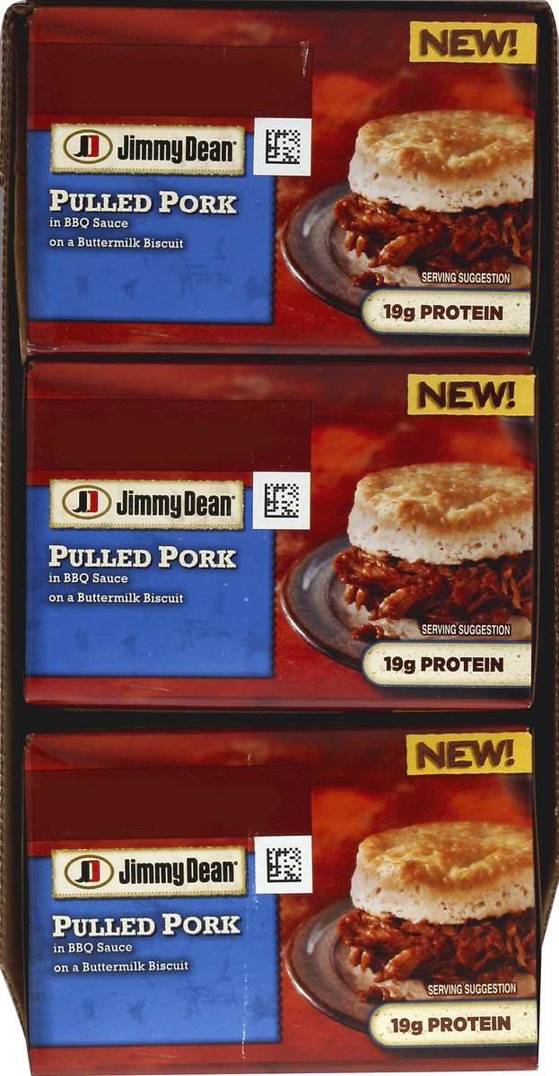 slide 2 of 5, Jimmy Dean Pulled Pork in BBQ sauce, 6 oz