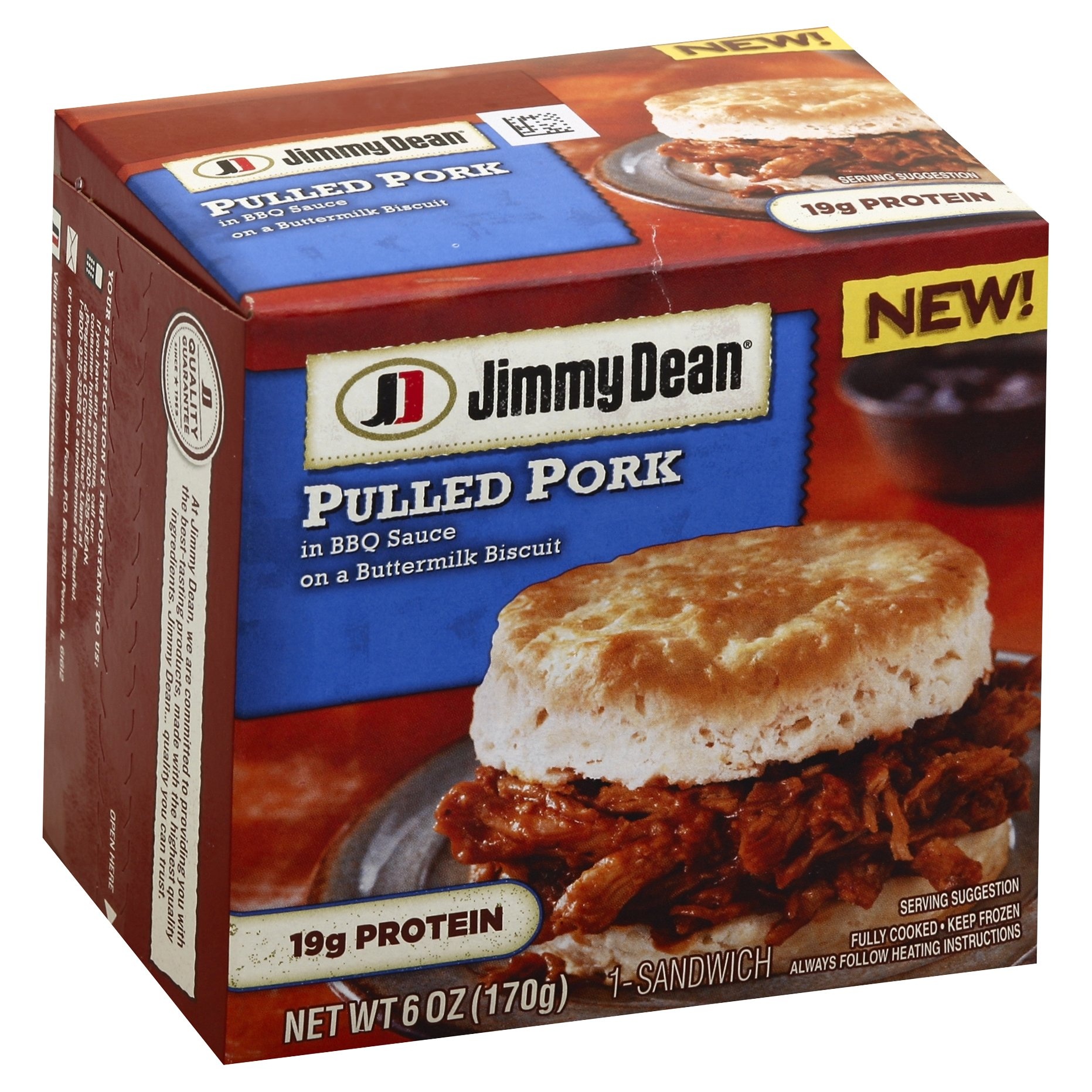 slide 1 of 5, Jimmy Dean Pulled Pork in BBQ sauce, 6 oz