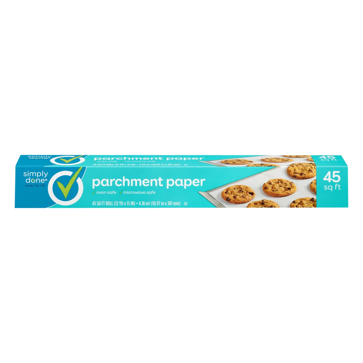 slide 1 of 8, Simply Done Parchment Paper Roll, 45 sq ft