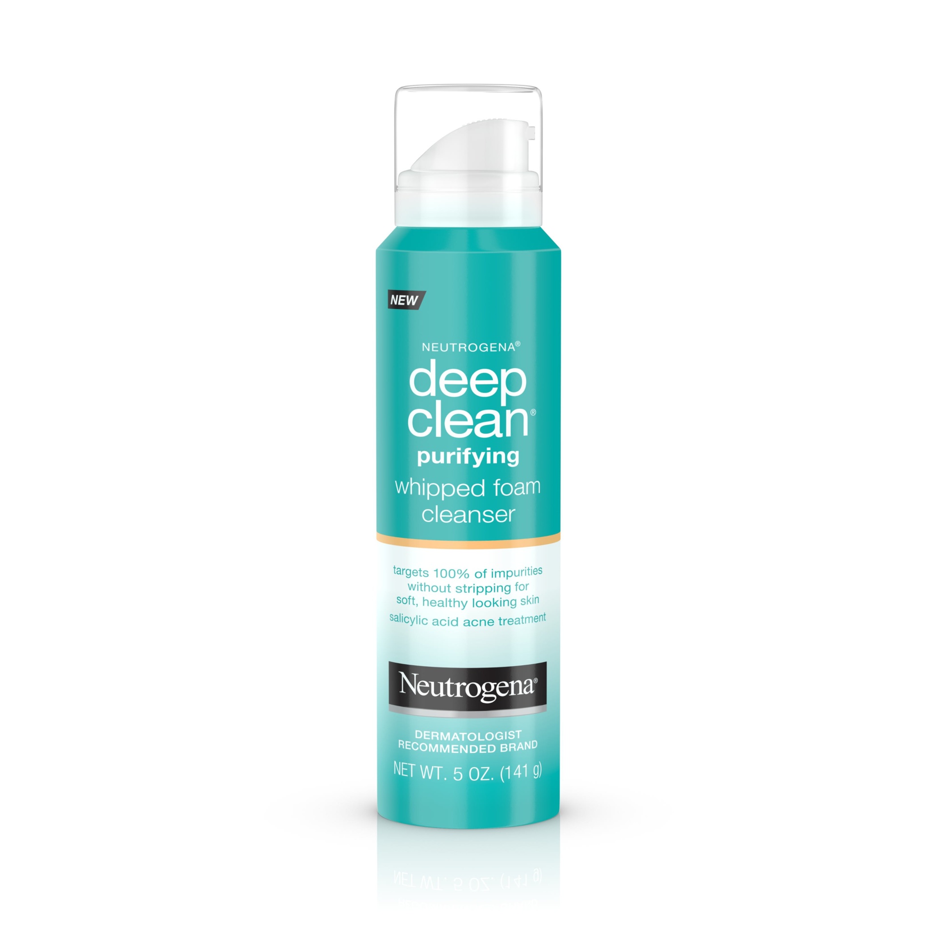 slide 1 of 1, NEUTROGENA DEEP CLEAN Purifying Whipped Foam Cleanser, 5 Oz, 5 oz