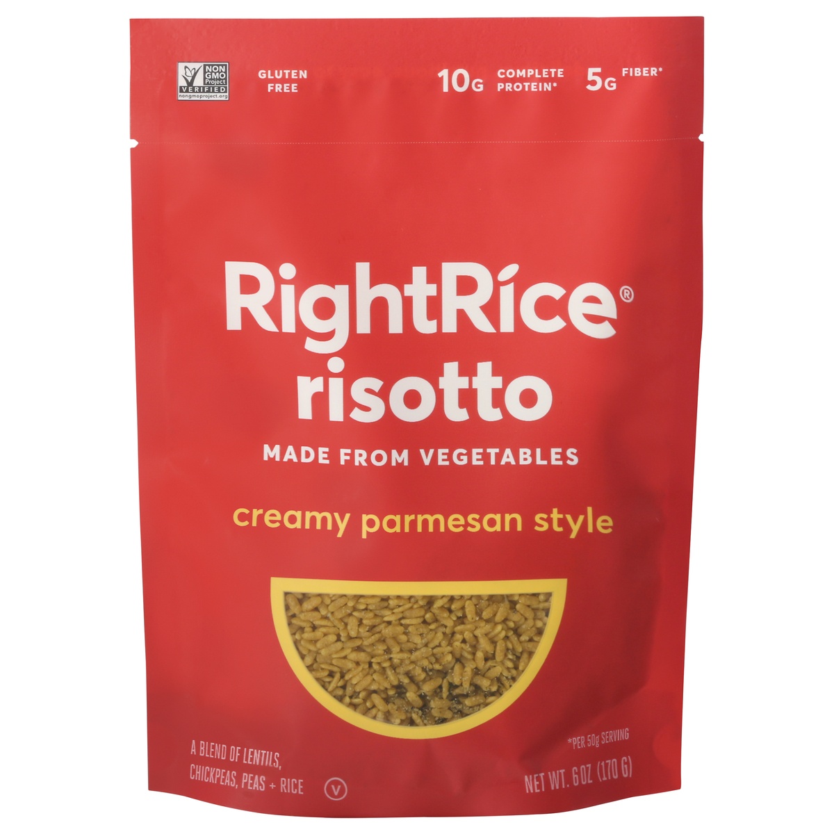 slide 1 of 1, RightRice Right Rice Risotto, Creamy Parmesan Style, 6 oz
