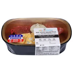 Meal Simple by H-E-B Beef Petite Sirloin Steak & Jalapeño Cream Cheese Loaded Potato Boat