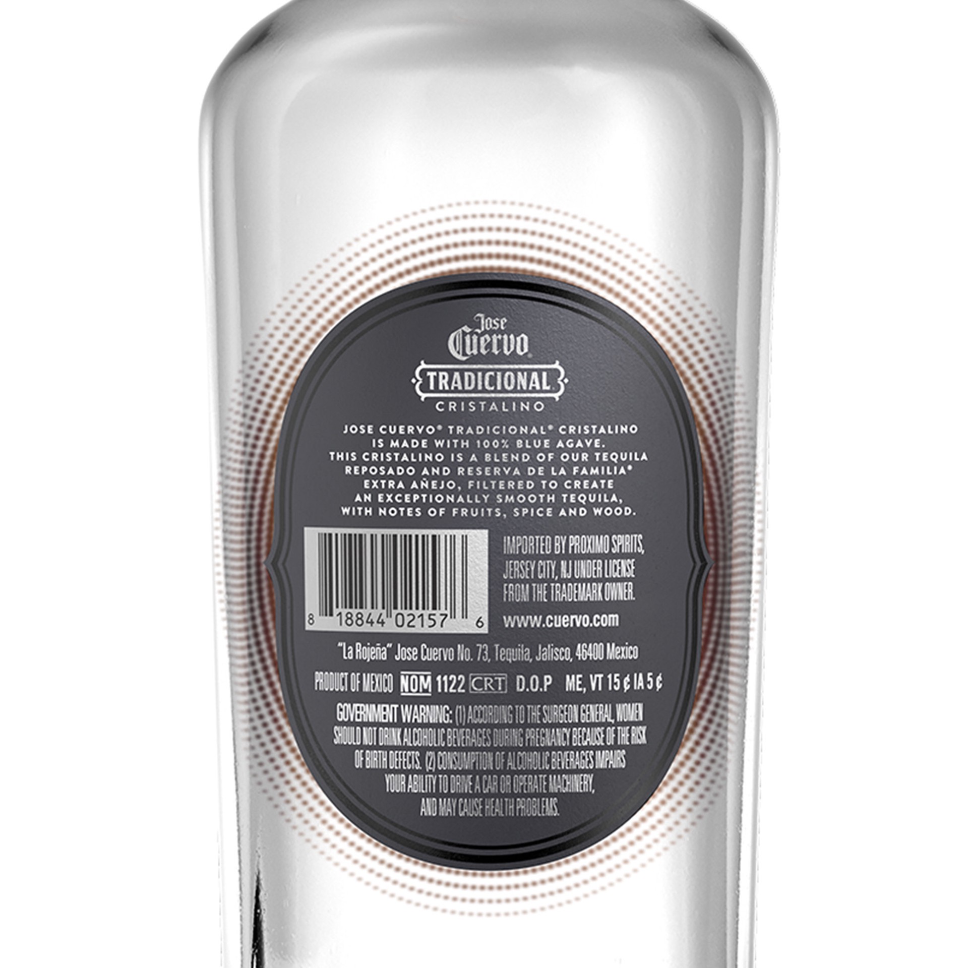 slide 5 of 5, Jose Cuervo Cristalino, 750 ml