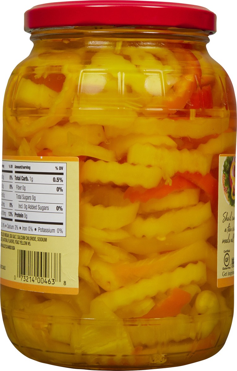 slide 2 of 7, Mezzetta Mild Banana Pepper Rings, 32 fl oz, 32 fl oz