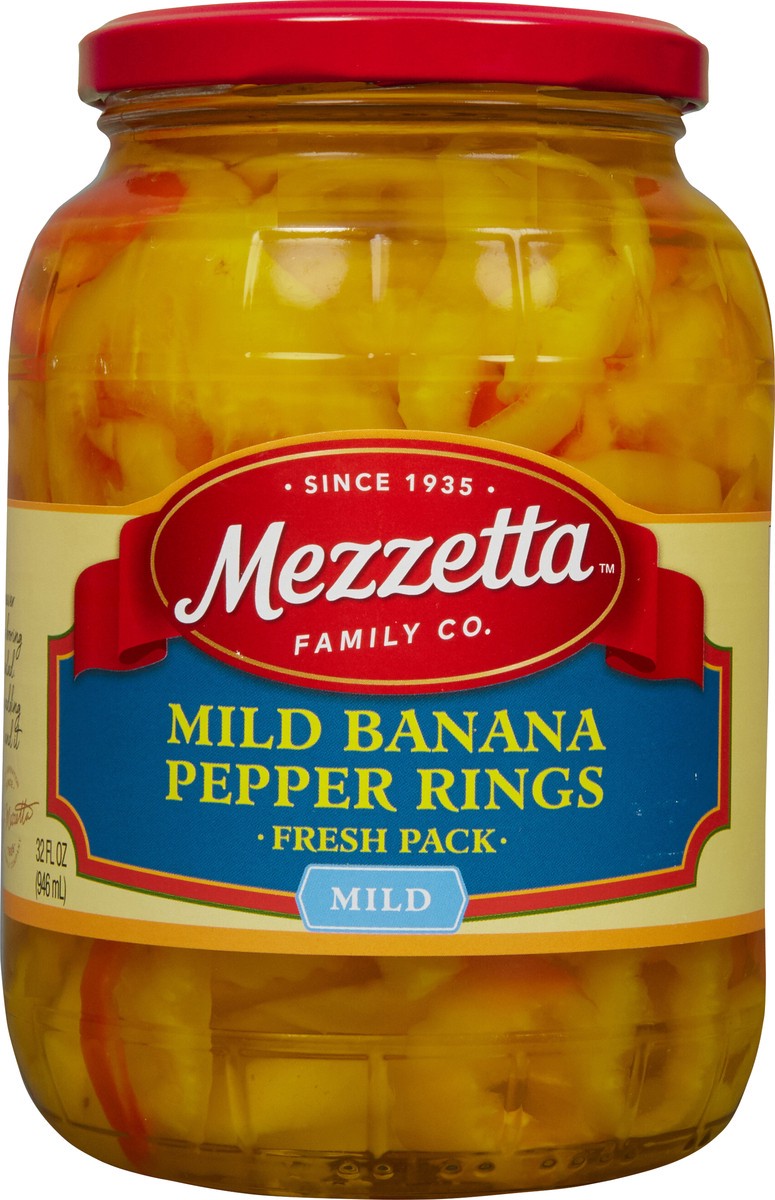 slide 4 of 7, Mezzetta Mild Banana Pepper Rings, 32 fl oz, 32 fl oz