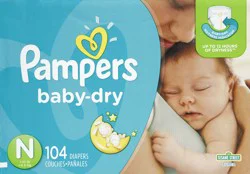 Pampers Diapers 104 ea
