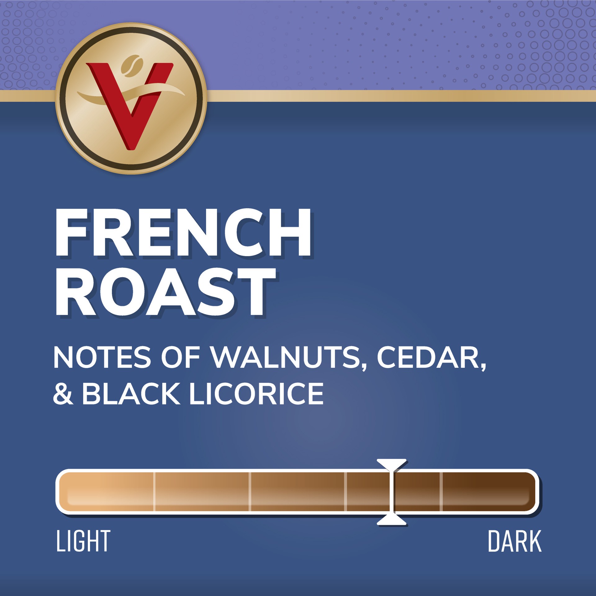 slide 2 of 5, Victor Allen's Coffee French Roast, Dark Roast, , Single Serve Coffee Pods for Keurig K-Cup Brewers - 42 ct, 42 ct