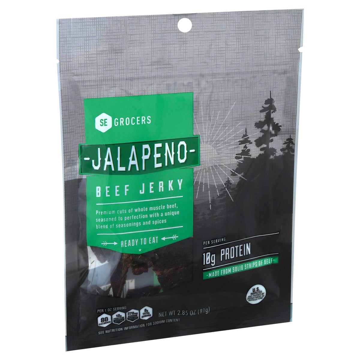 slide 7 of 13, SE Grocers Jalapeno Jerky, 2.8 oz