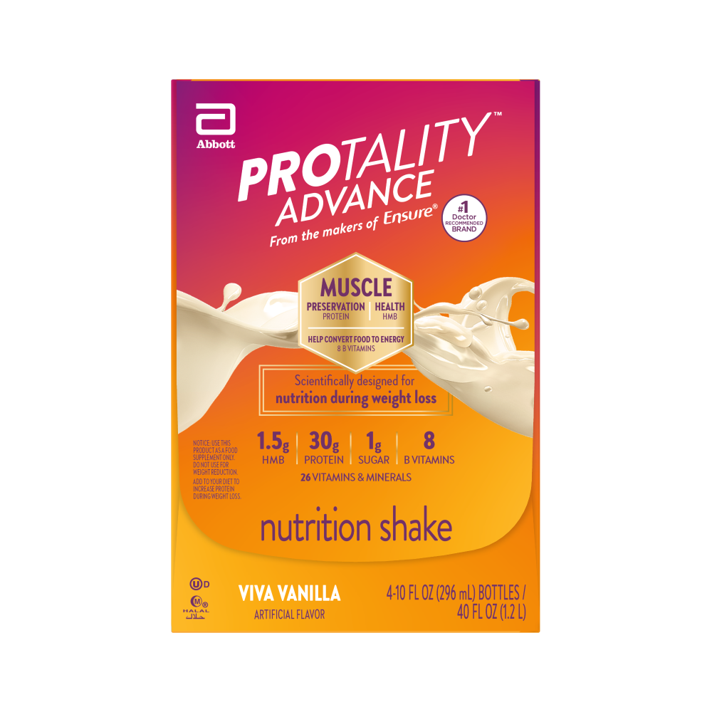 slide 1 of 1, Protality™ Advance Nutrition Shake Viva Vanilla, 4 ct