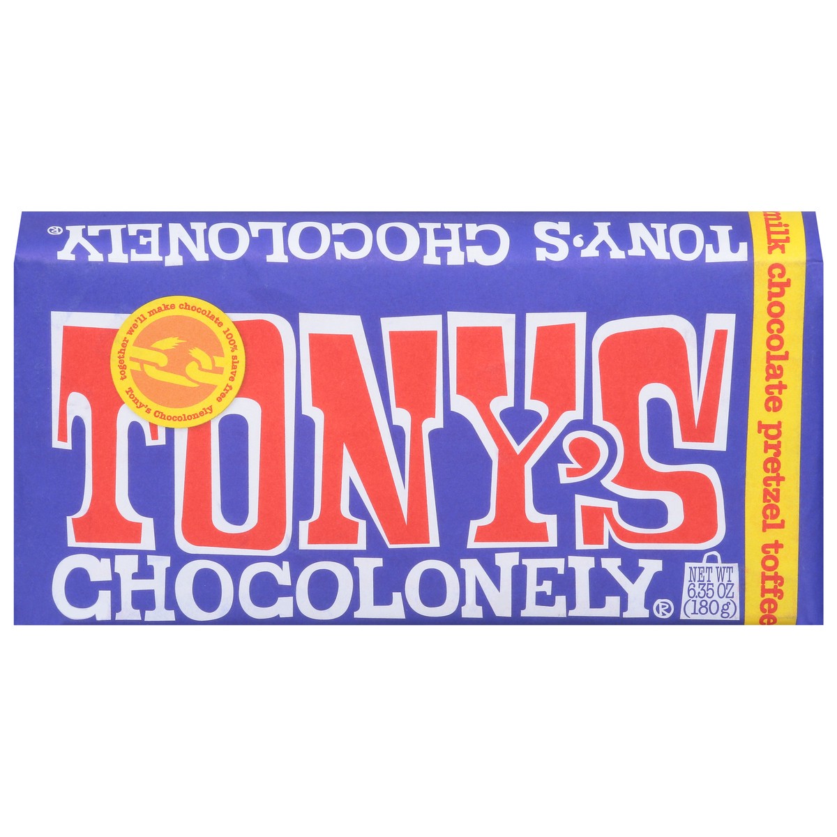 slide 1 of 9, Tony's Chocolonely Chocolate Pretzel Toffee Milk Chocolate 6.35 oz, 6.35 oz