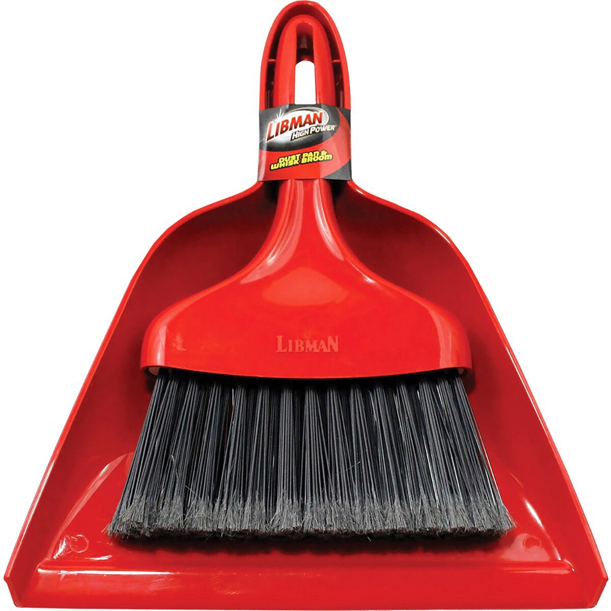 slide 1 of 5, Libman High Power Dust Pan with Whisk Broom, 1 ct