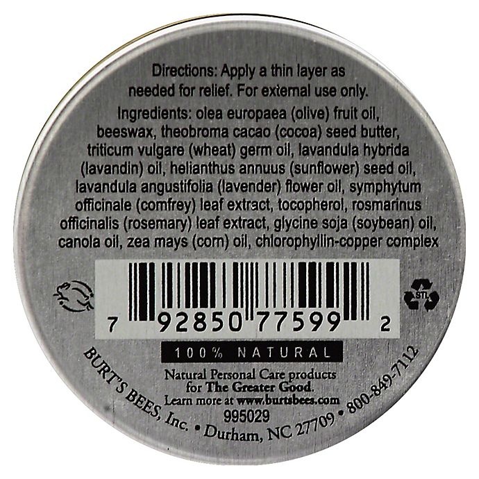 slide 2 of 2, Burt's Bees Res-Q Ointment, 0.6 oz