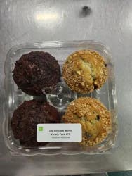 Fresh from Meijer Muffin Double Chocolate & Blueberry Variety pack 4ct