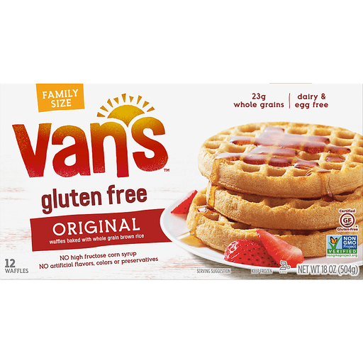 slide 5 of 8, Van's Gluten Free Original Waffles , 18 oz