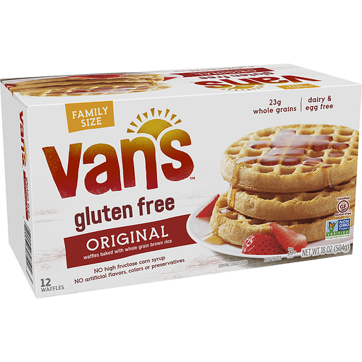 slide 8 of 8, Van's Gluten Free Original Waffles , 18 oz