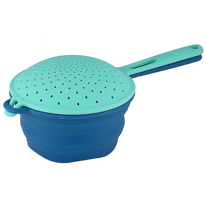 slide 1 of 6, Fiesta Silicone Colander Set, 2 ct