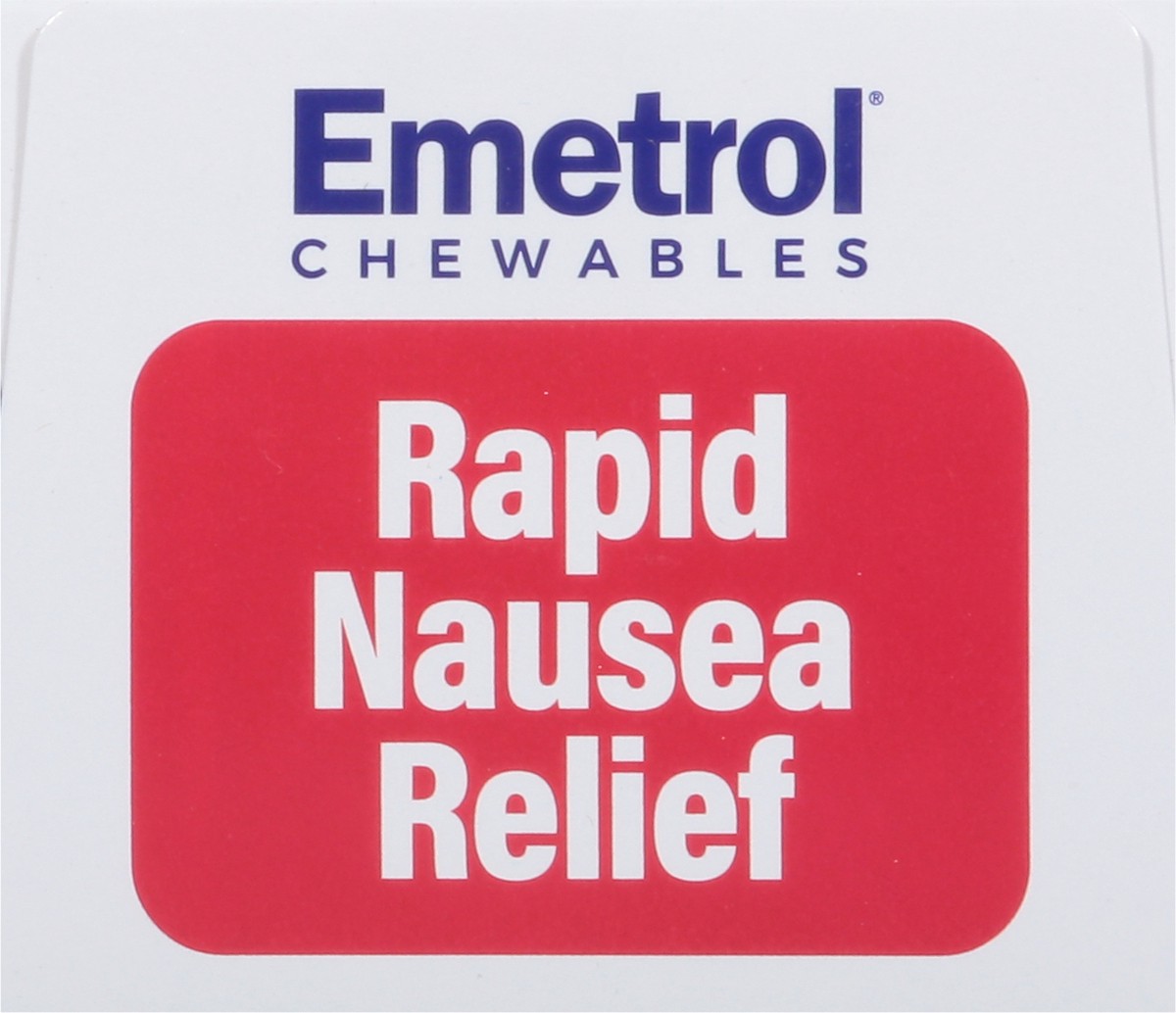 slide 9 of 9, Emetrol Adult Nausea Relief Chewables Lemon Ginger, 42 ct