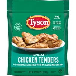 Tyson Frozen Grilled Chicken Tenders, 20 oz