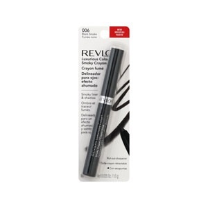 slide 1 of 1, Revlon Luxurious Color Smoky Crayon Liner & Shadow Black Smoke 006, 0.035 oz; 1 gram