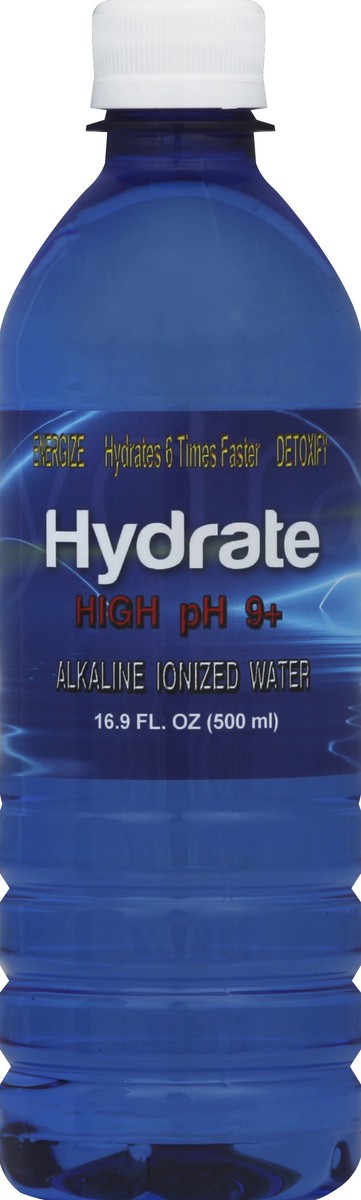 slide 4 of 4, Hydrate Water, Hydrate, Alkaline Ionized - 16.9 oz, 16.9 oz