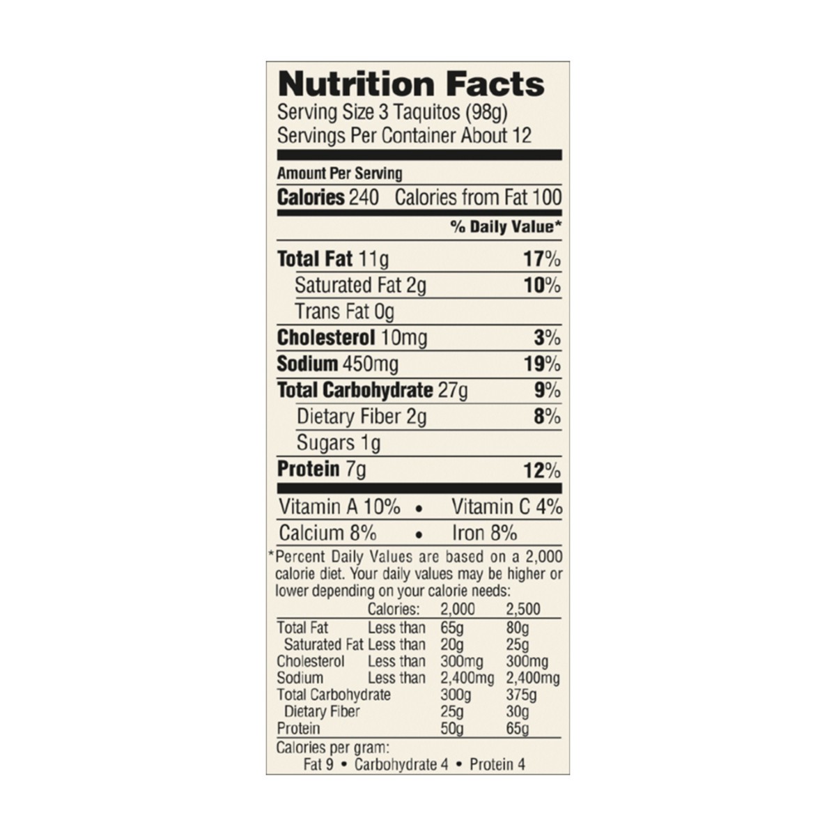 slide 11 of 12, El Monterey Extra Crunchy Southwest Chicken Taquito Value Pack, 38 Count, 38 ct