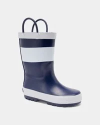 Carter's Toddler Boy Striped Rain Boots - Navy/White - Size 11