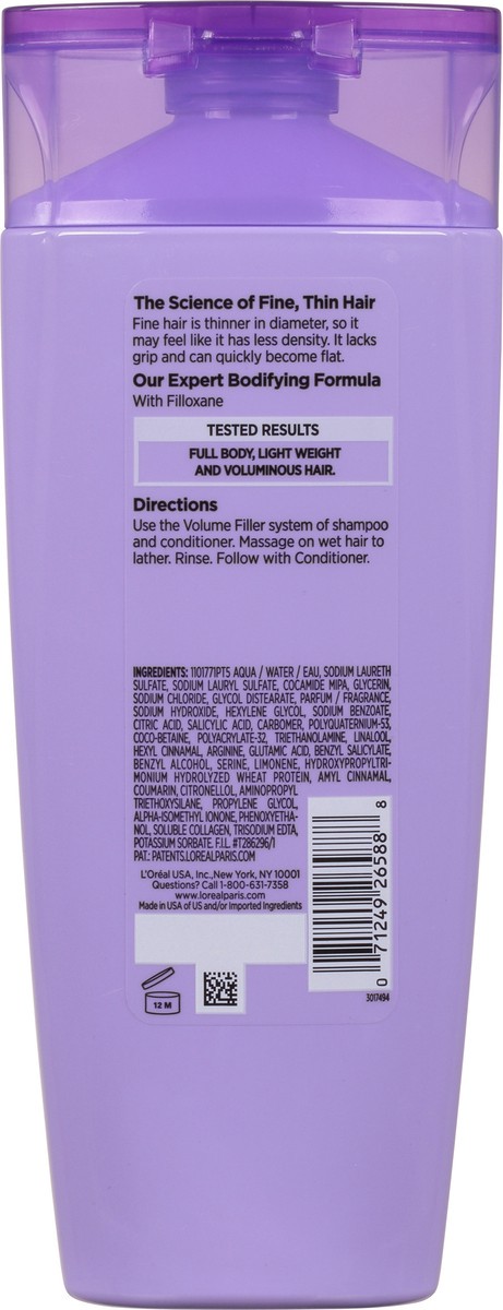 slide 5 of 9, L'Oréal Elvive Volume Filler Thickening Shampoo, 12.6 fl oz