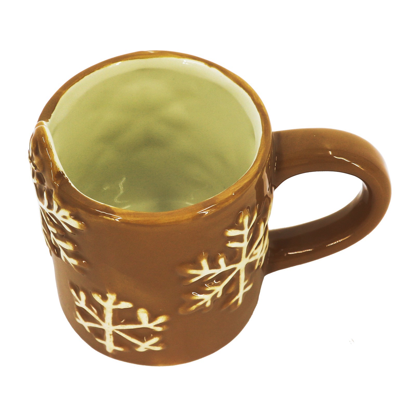slide 3 of 4, 10oz. Gingerbread Snowflake Mug By Ashland, 10 oz