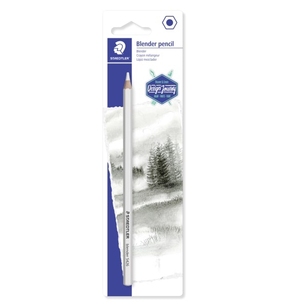 slide 1 of 1, STAEDTLER Colorless Blender Pencil, 5 Mm, White, 1 ct