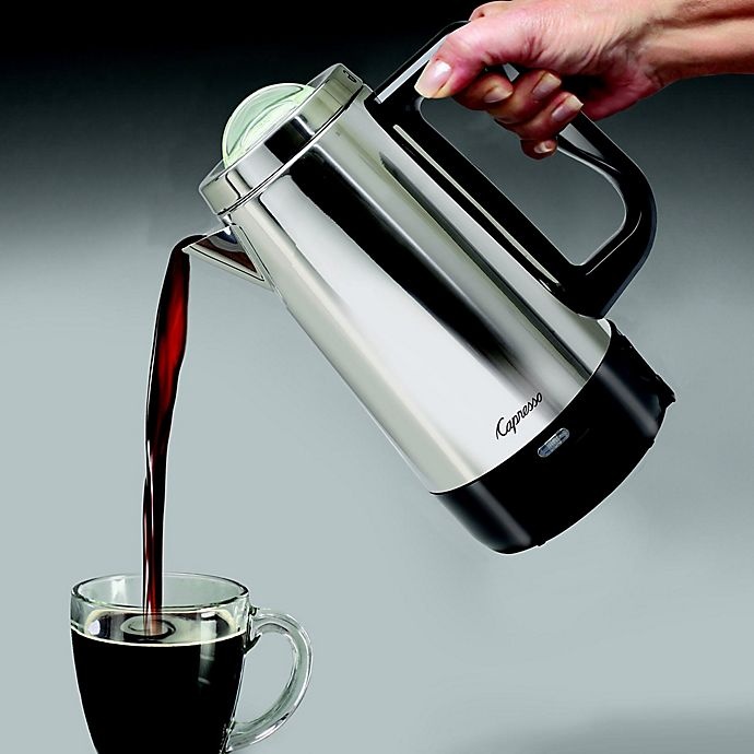 slide 4 of 4, Capresso 8-Cup Percolator - Polished Stainless Steel, 1 ct