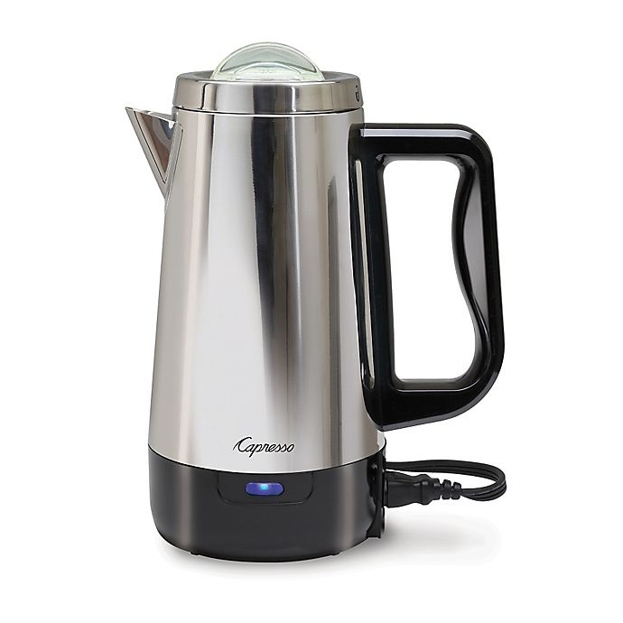 slide 1 of 4, Capresso 8-Cup Percolator - Polished Stainless Steel, 1 ct