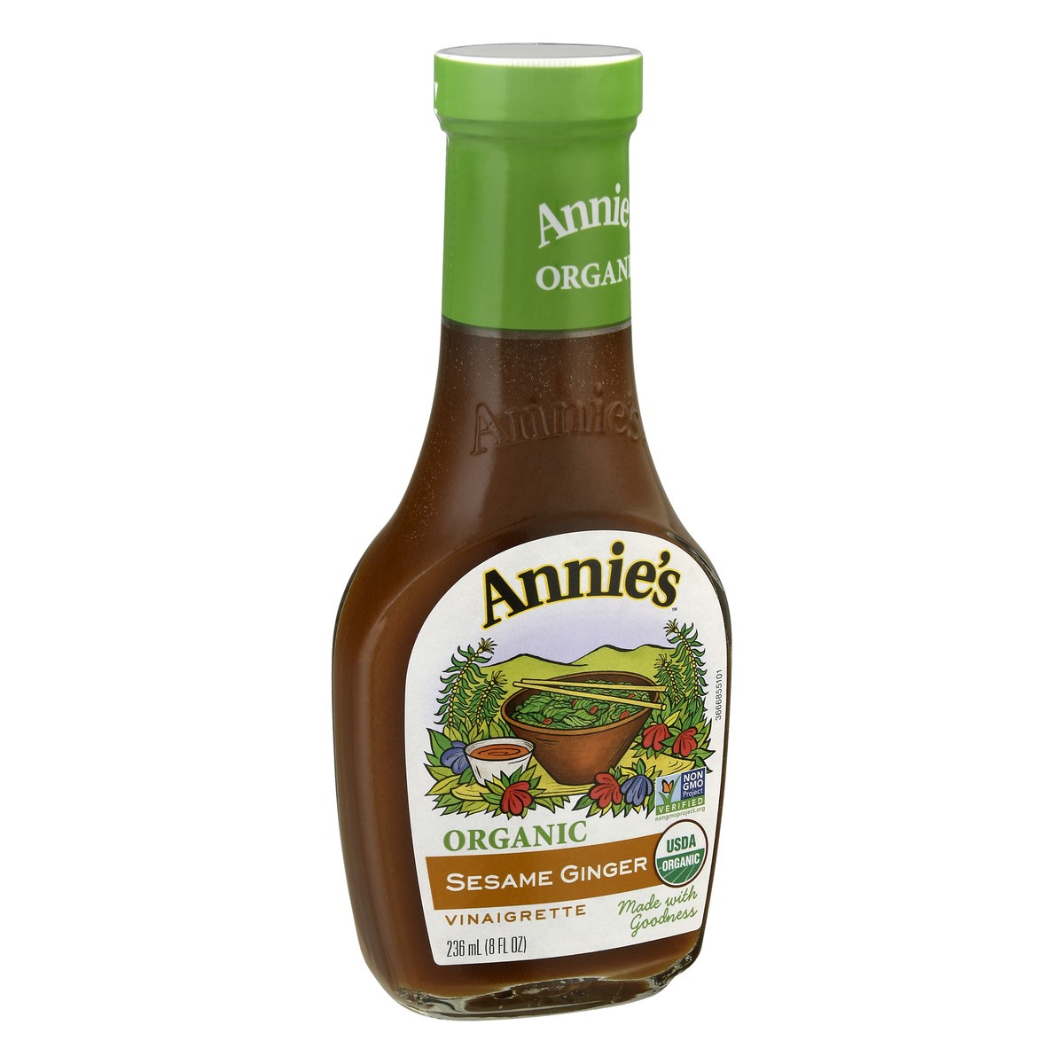 slide 7 of 10, Annie's Organic Sesame Ginger Vinaigrette Salad Dressing, 8 fl oz, 8 fl oz
