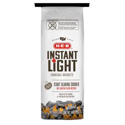 H-E-B Instant Light Charcoal Briquets