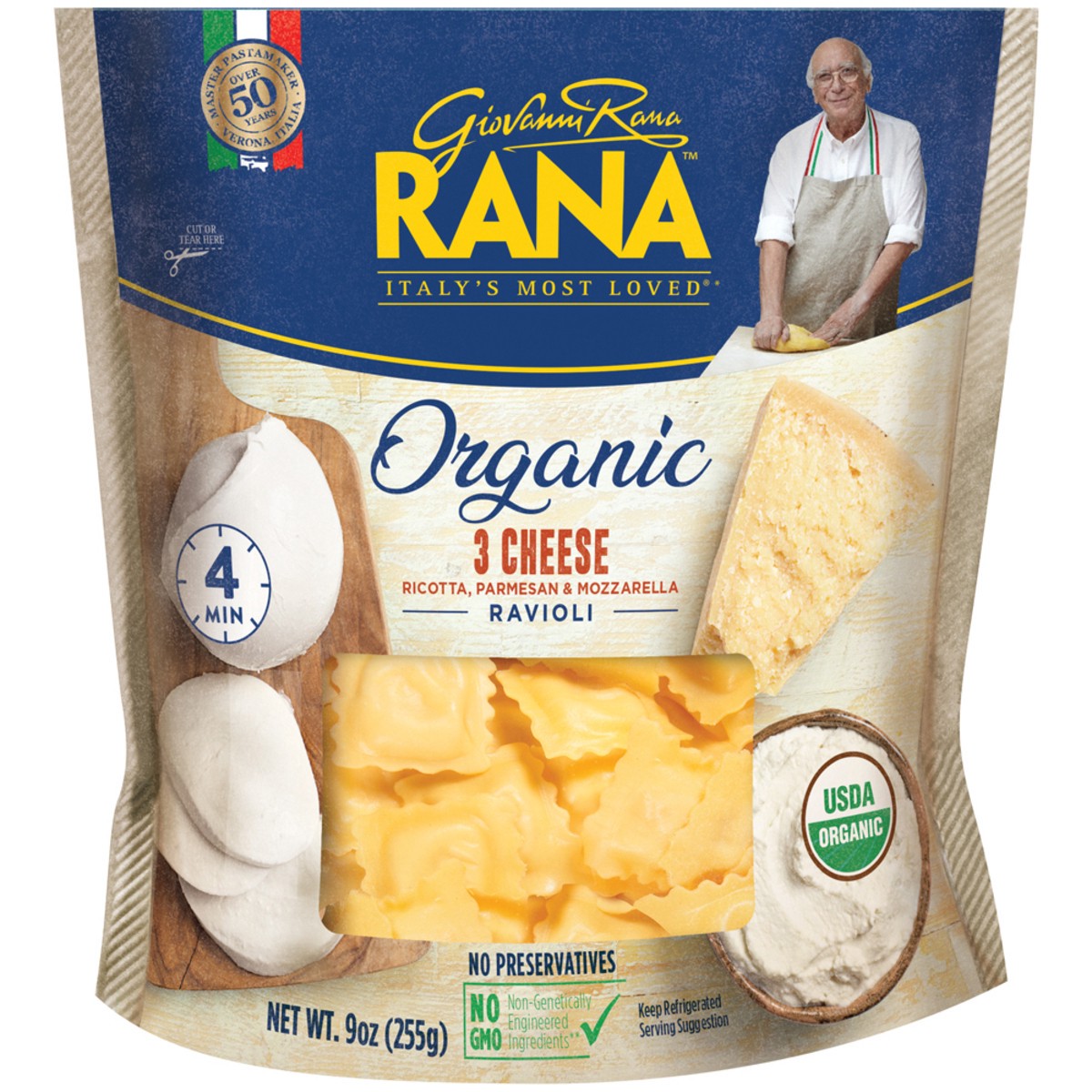 slide 2 of 3, Rana Organic Refrigerated Pasta, 9 oz