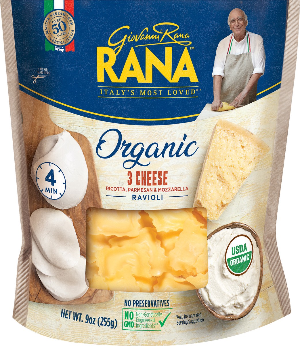 slide 1 of 3, Rana Organic Refrigerated Pasta, 9 oz